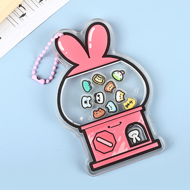 Acrylic Shaker Keychain