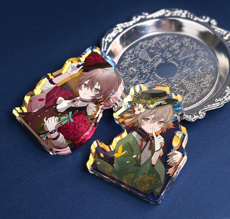 clear acrylic standee