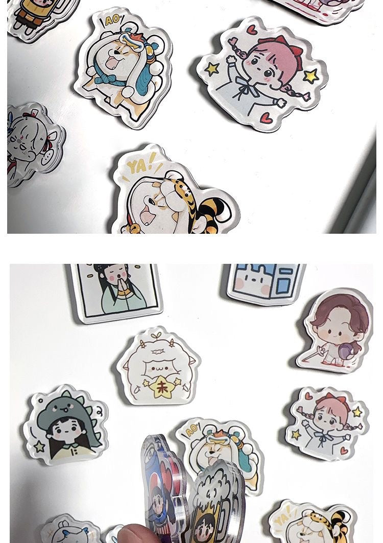 fridge stickering