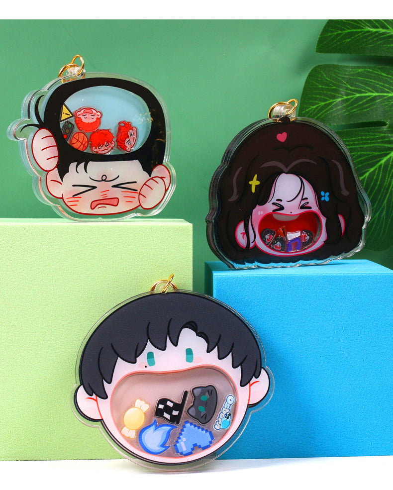 resin keychain shakers
