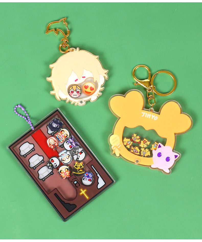 personalized cartoon keychain