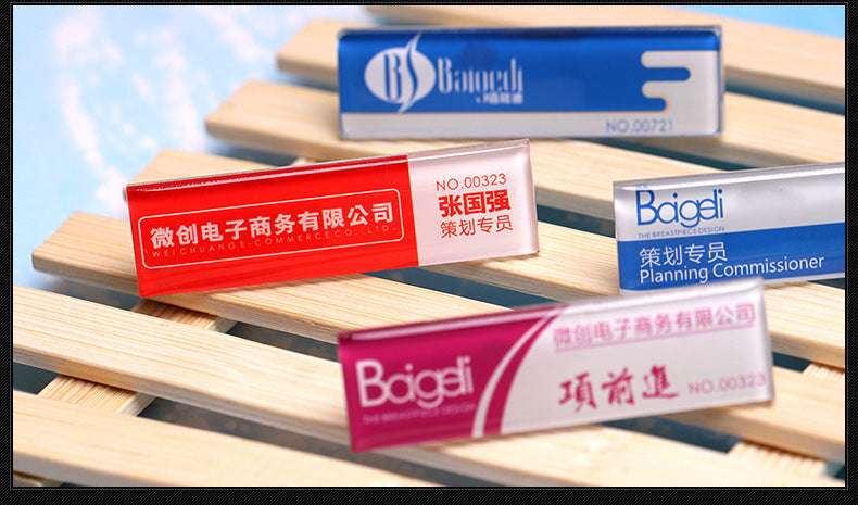 magnetic name badges