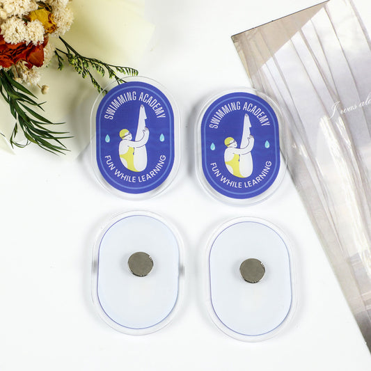 magnetic name badges with logo