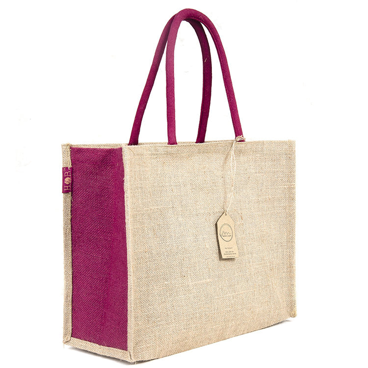 wine bottle jute bag