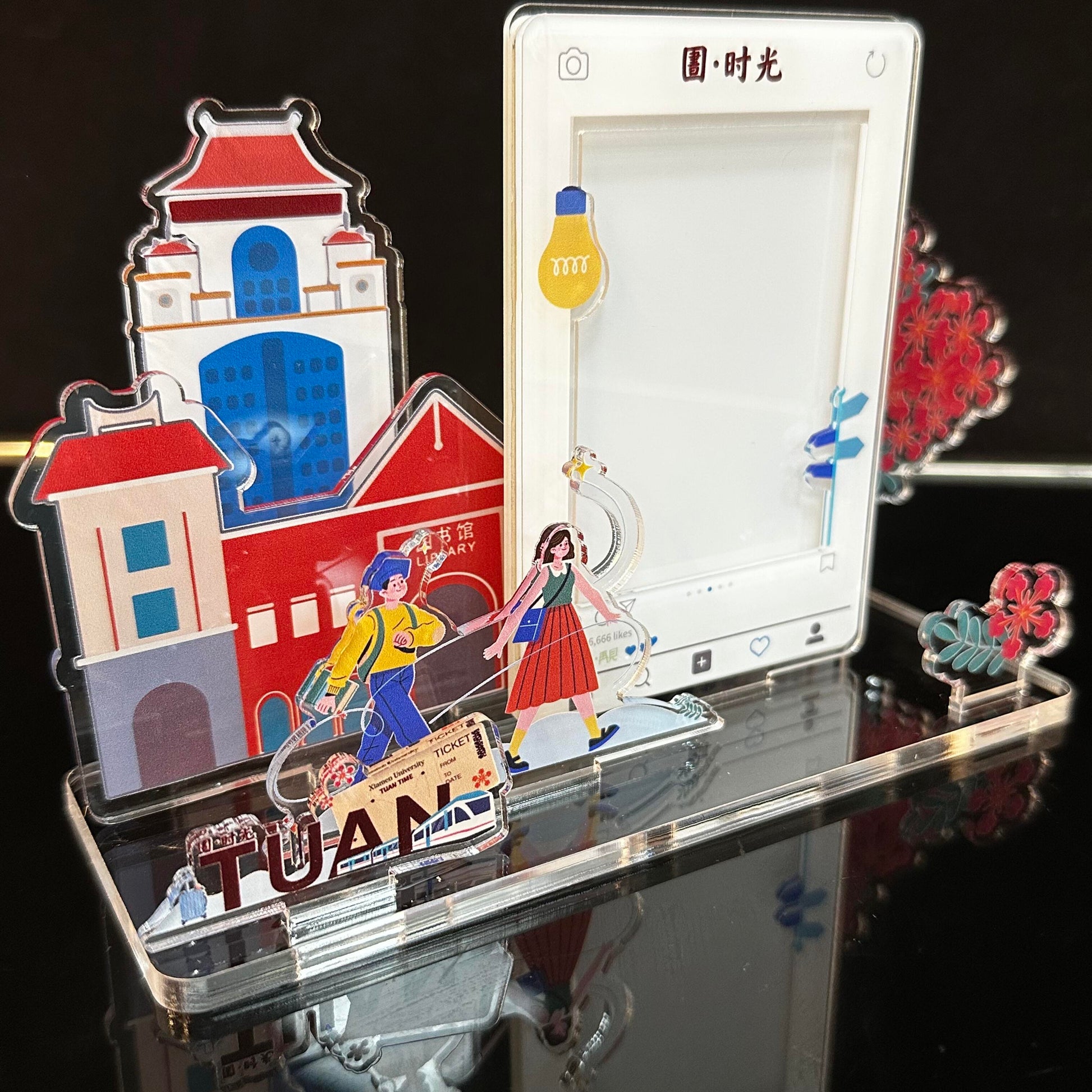 acrylic stand table
