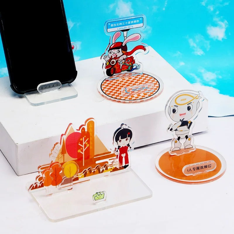 acrylic table standee