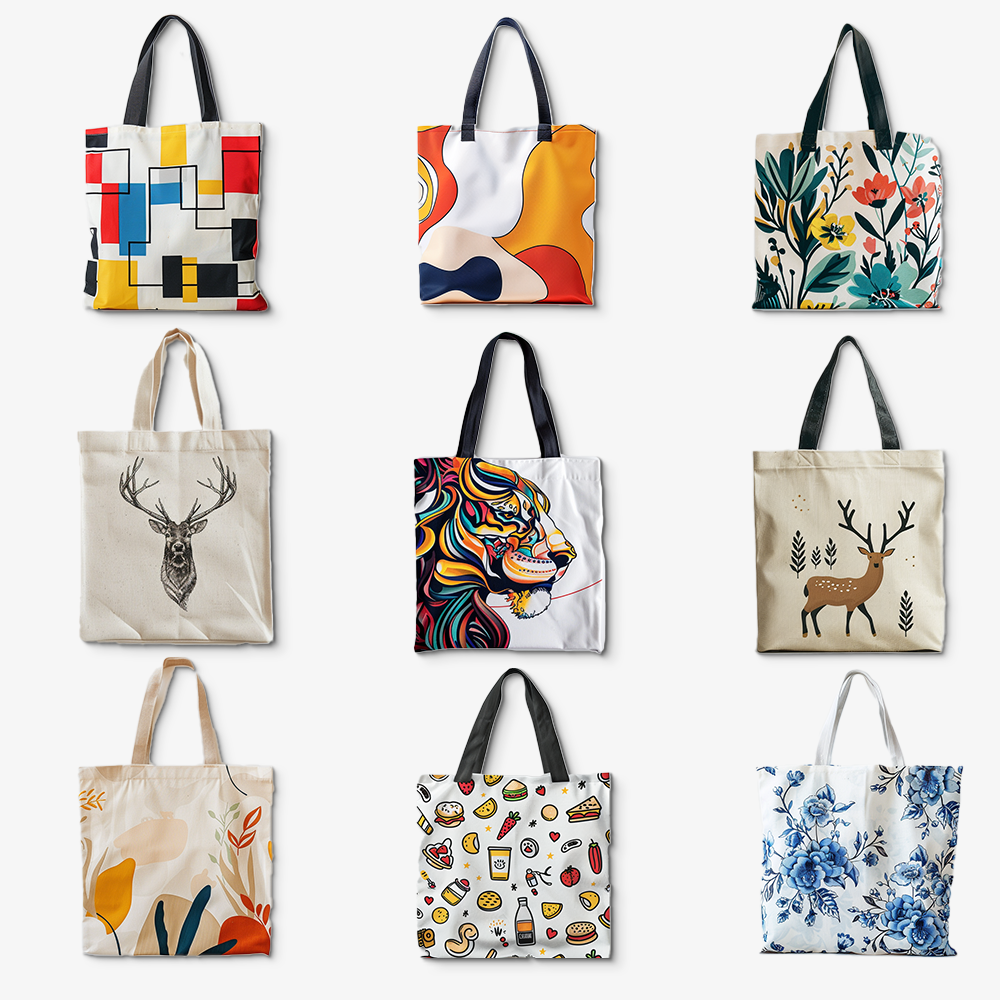 large canvas grocery bags