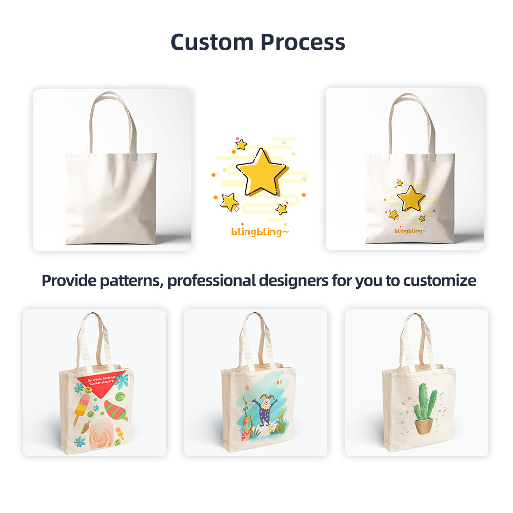 large canvas pouch with zipper