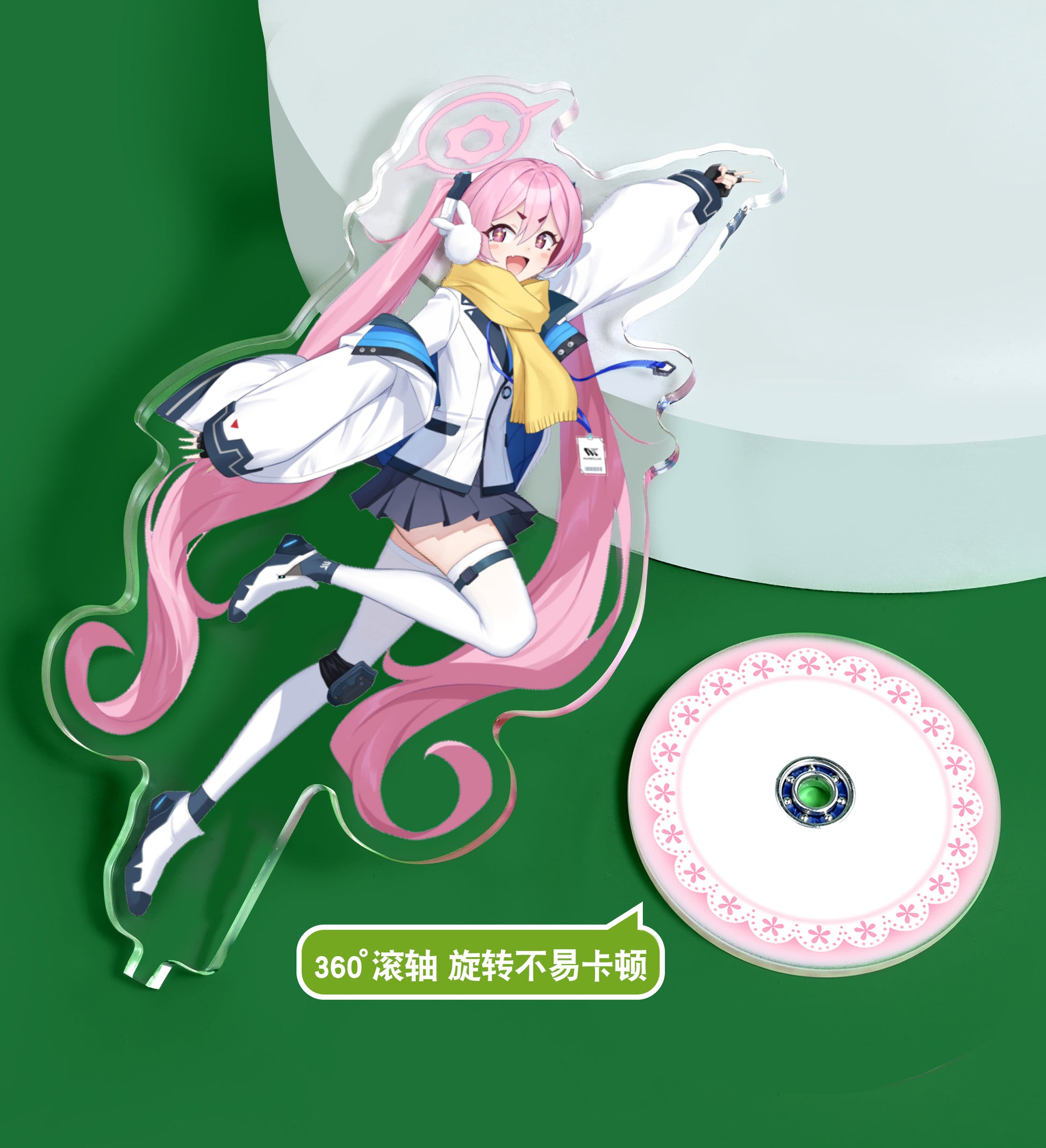 rotating acrylic display stand