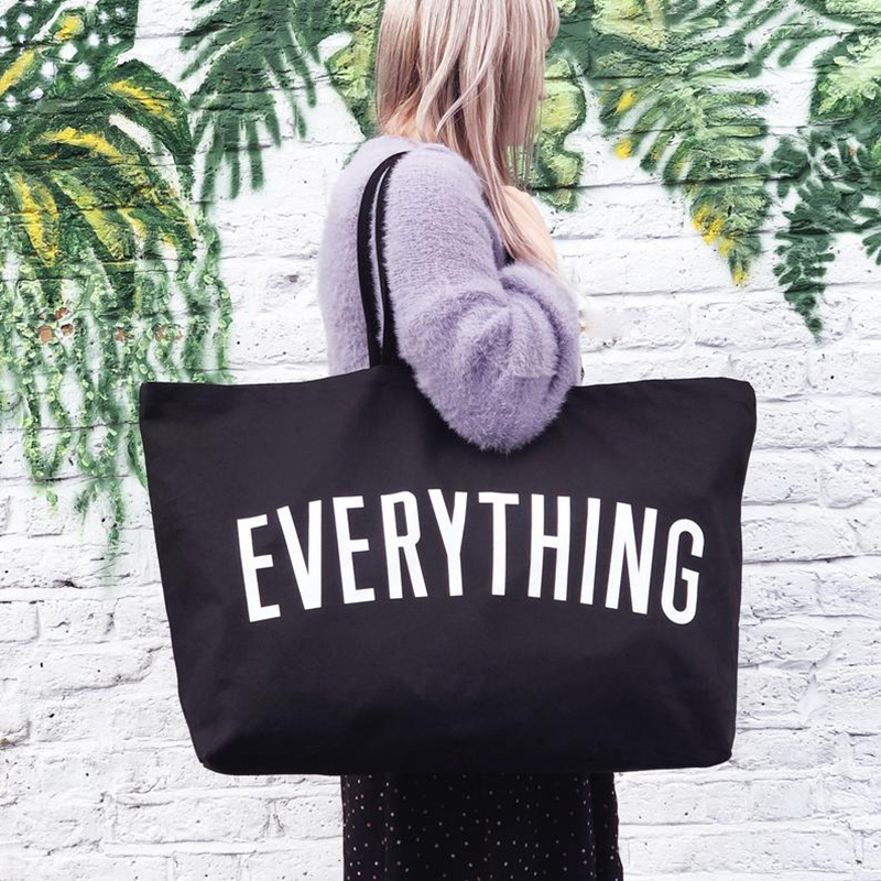 canvas shoulder bag