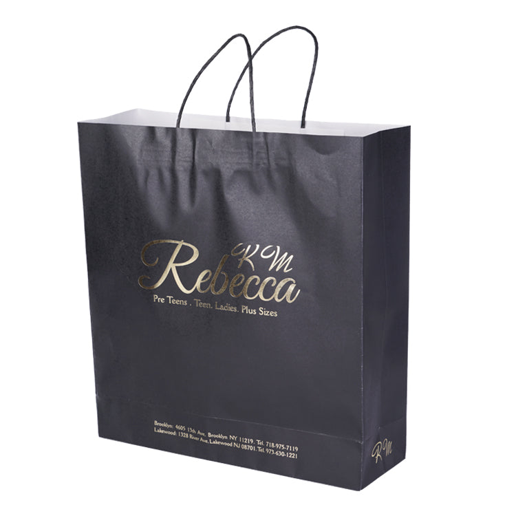 brown kraft bags with handles