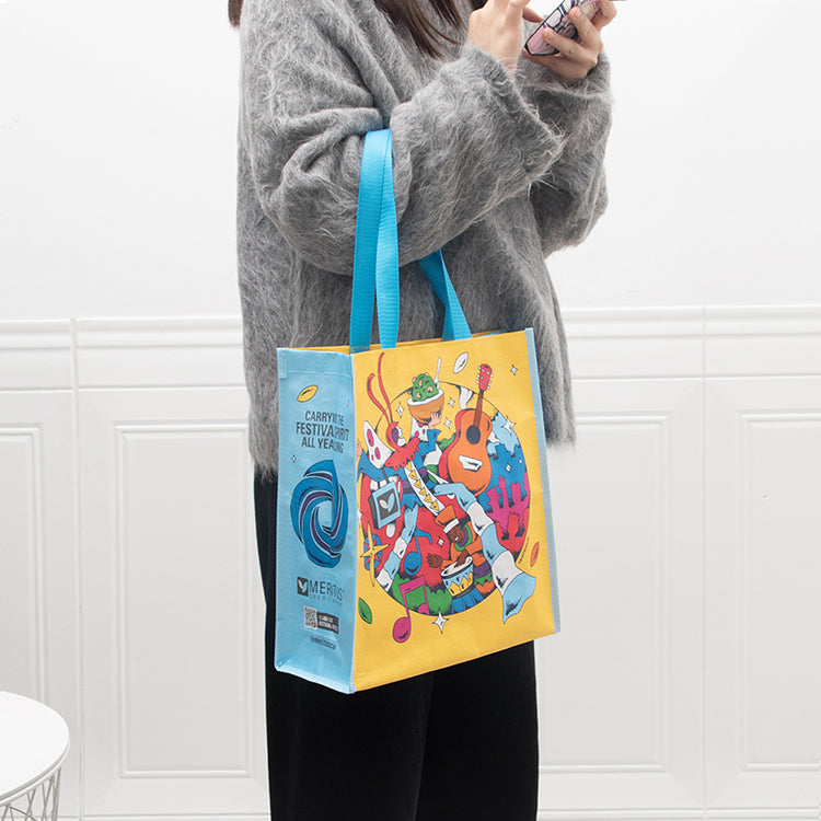 printed polythene bags