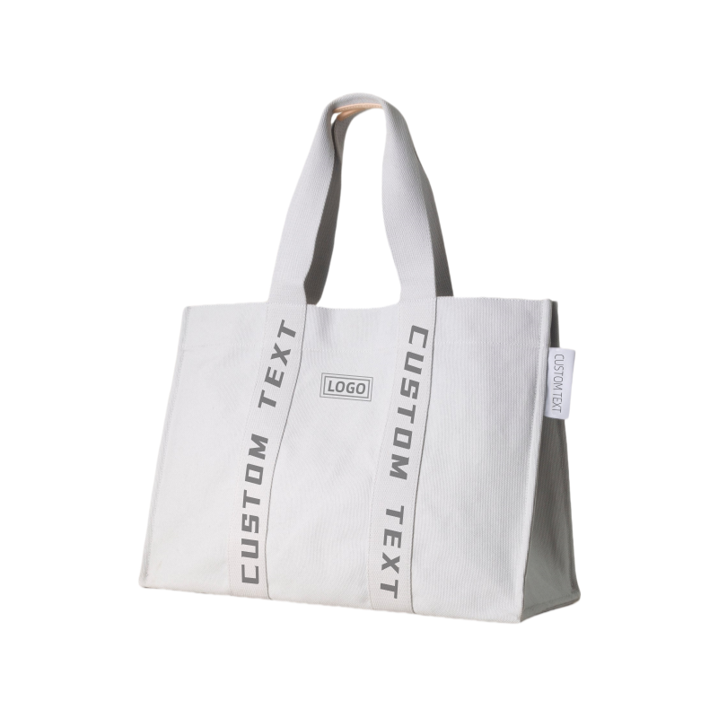 canvas white tote bag