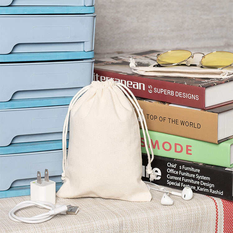 cotton drawstring backpack
