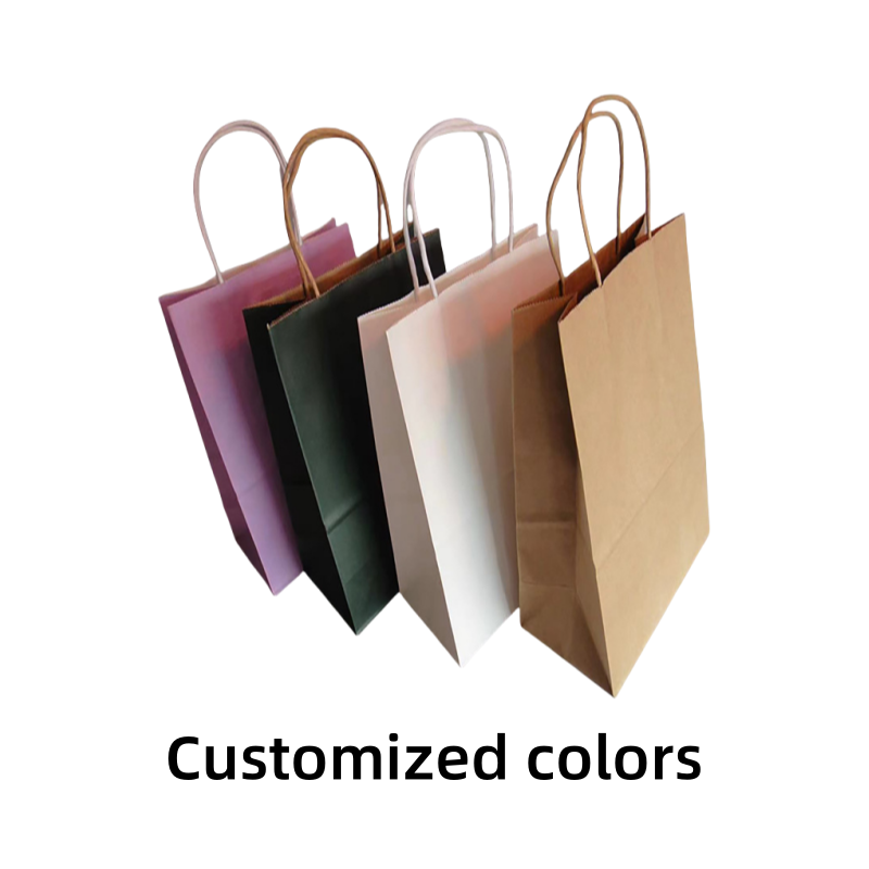 kraft bags with window