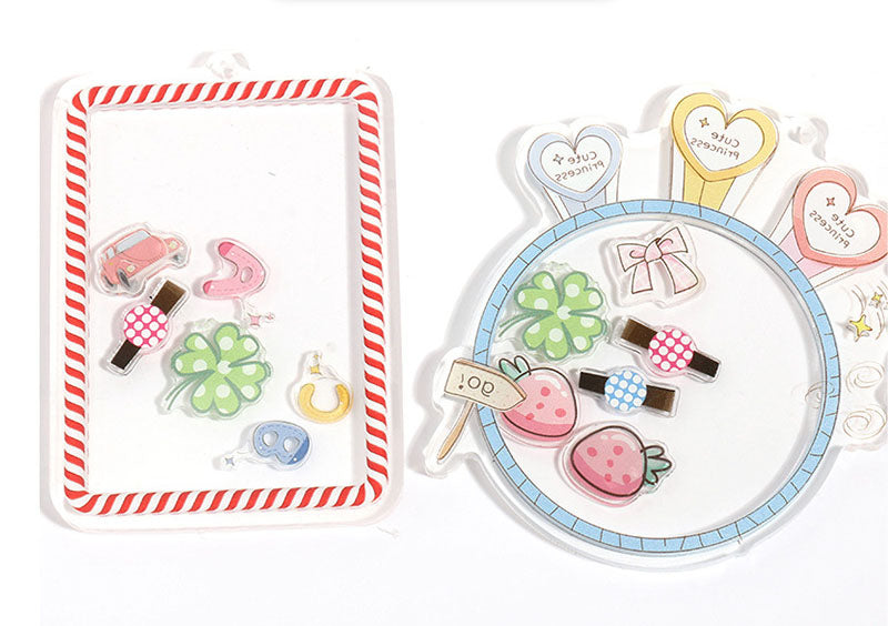 3-layer acrylic keychain
