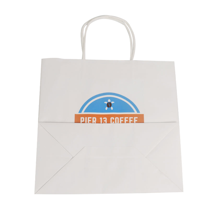 white gift bags