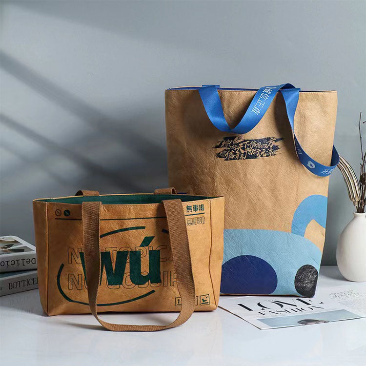 Custom Logo Printed Tyvek Tote Bag