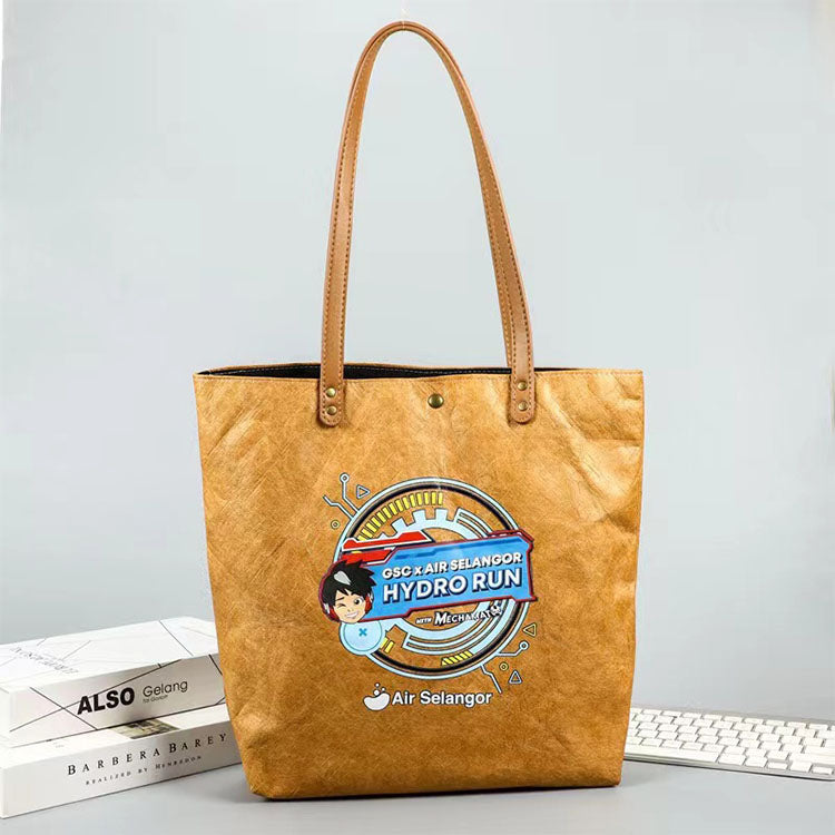 Custom Logo Printed Tyvek Tote Bag