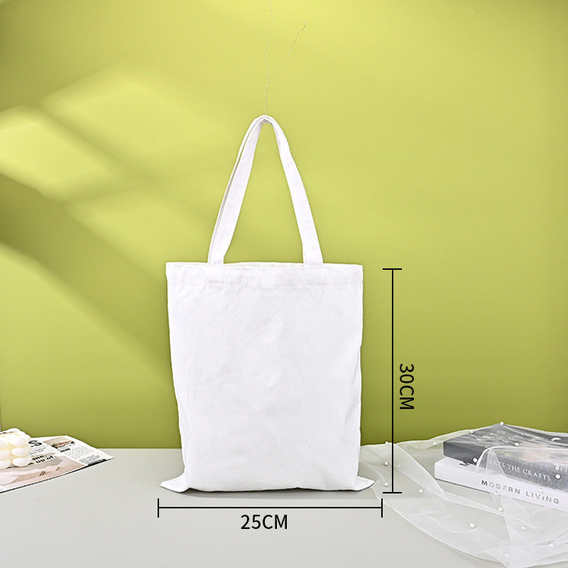 cream canvas tote bag