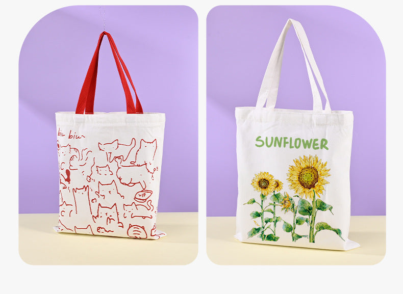 cotton white bag