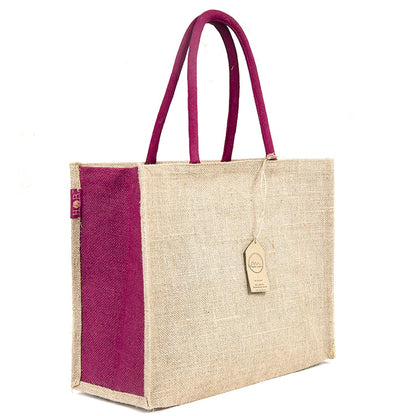wine bottle jute bag