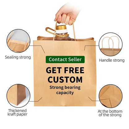 kraft bags with handles