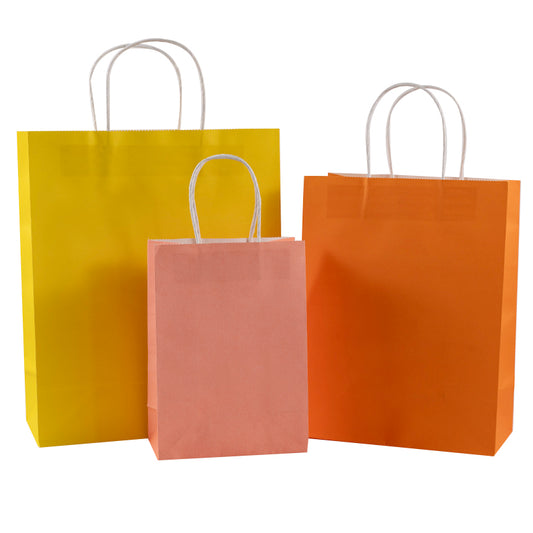 kraft bags with window