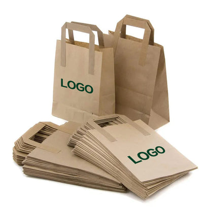 printed kraft bags