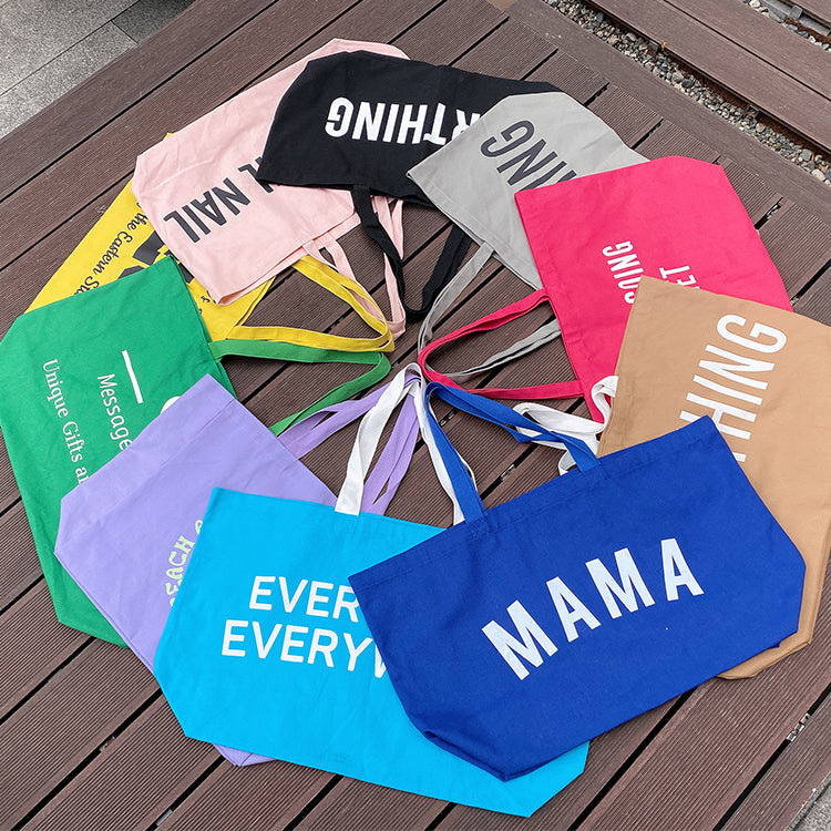 canvas tote bag pockets