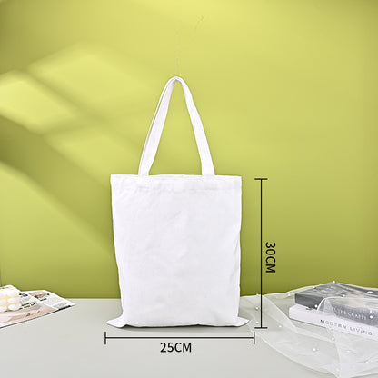 cream canvas tote bag